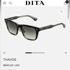 DITA Thavos Glossy Black Sunglasses